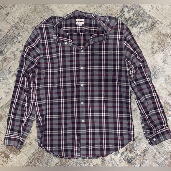 Merona classic fit button down shirt size medium - Picture 1 of 4